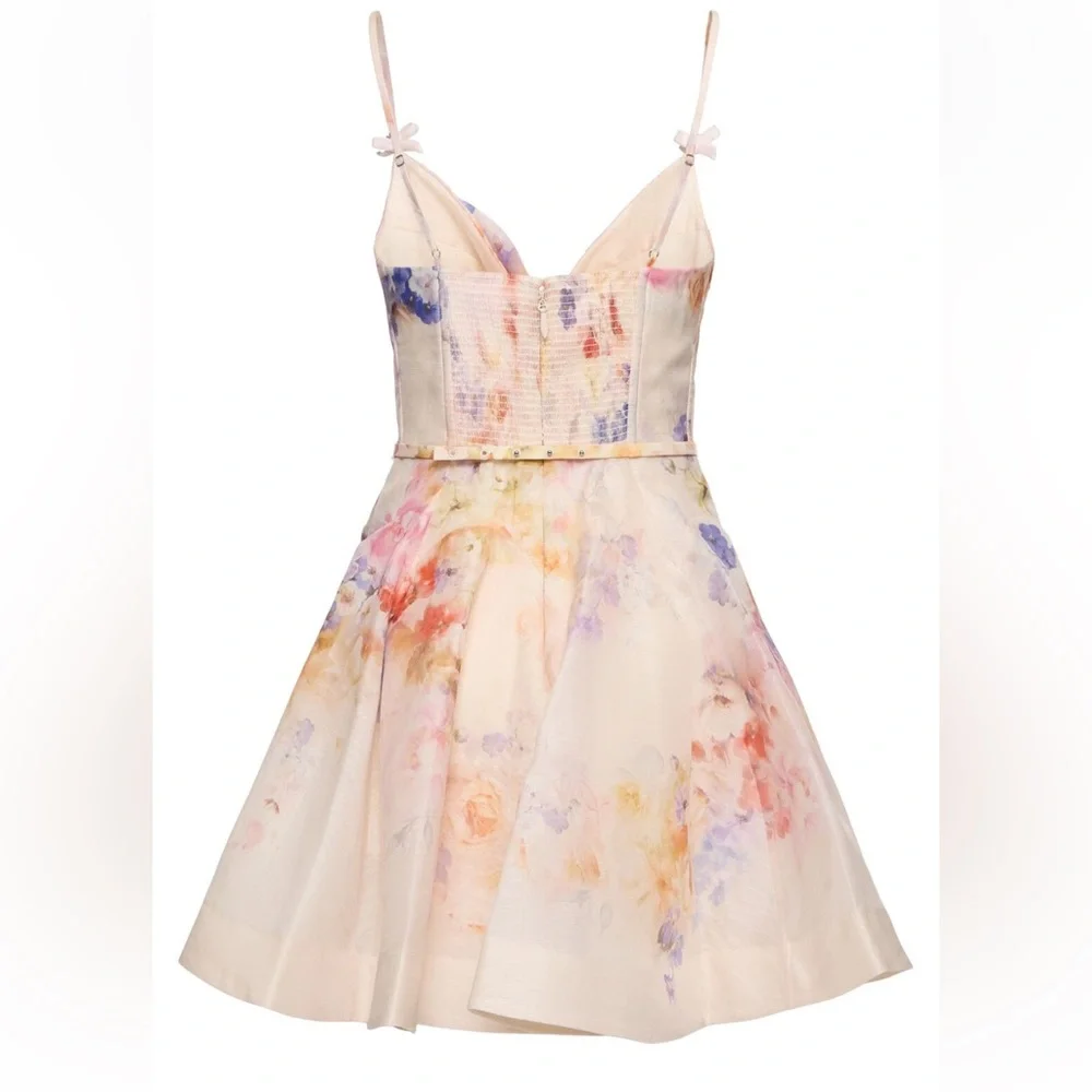 Zimmerman crush twist Cream Dress size 3 XLARGE - Picture 2 of 7